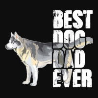 Best Dog Dad Ever Siberian Husky Dog Lovers Crop Top | Artistshot