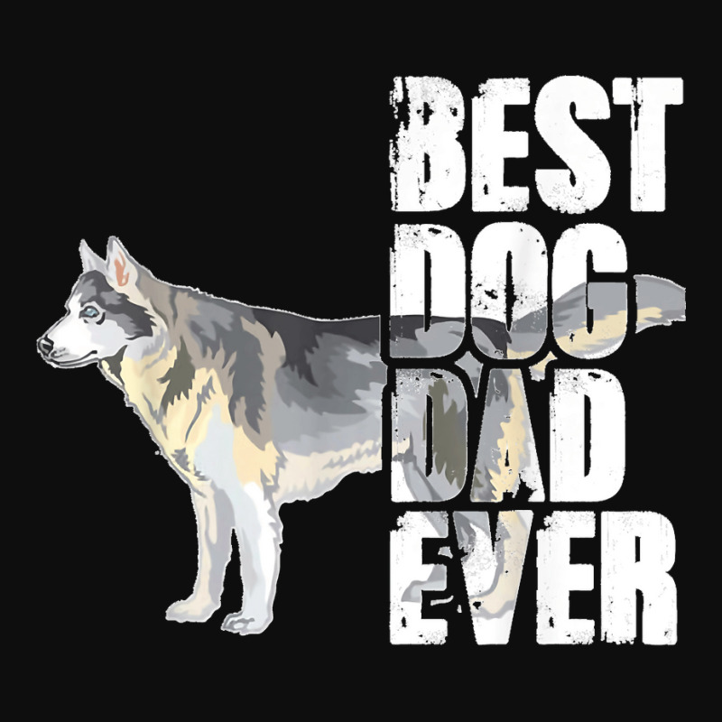 Best Dog Dad Ever Siberian Husky Dog Lovers Crop Top by JOSEPHDOMINICWILLIS | Artistshot