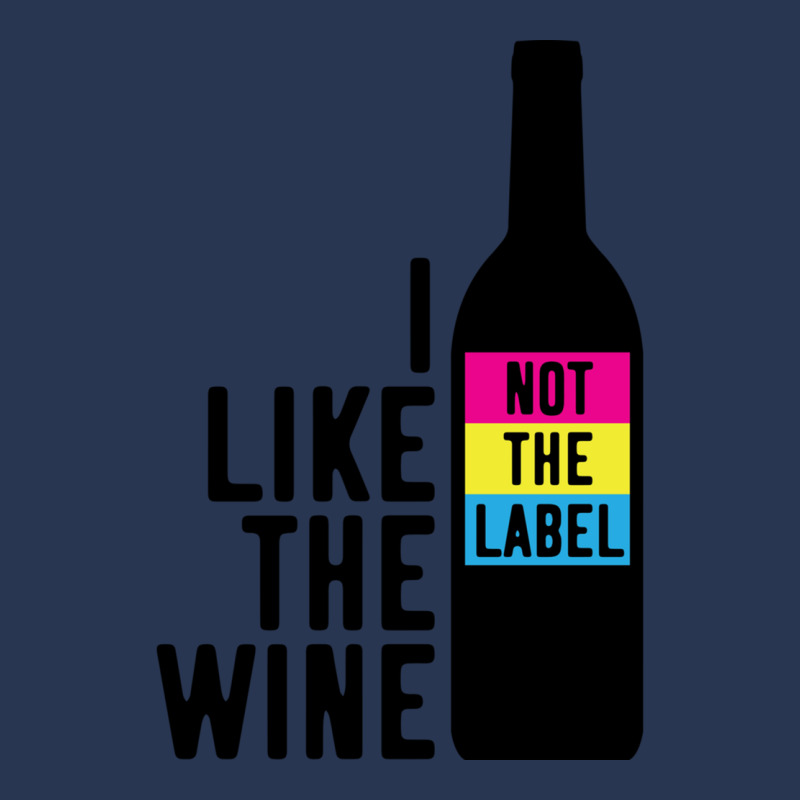 I Like The Wine Not The Label Men Denim Jacket | Artistshot