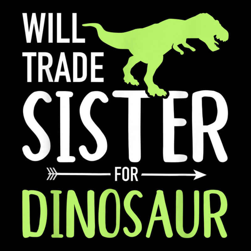 Will Trade Sister For Dinosaur Brother Cropped Hoodie by WillettaIngber | Artistshot