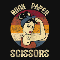 Womens Rock Paper Scissors Tee Lesbian Women Girls Gay Pride Parade Metal Print Horizontal | Artistshot