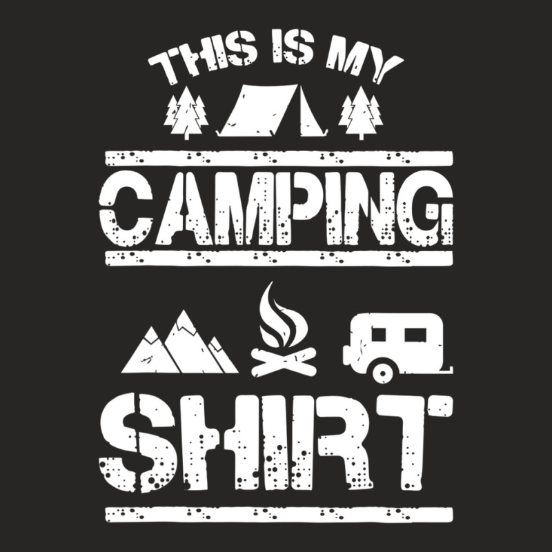 Camping Trailer Camper Van Mobile Home Caravan Motorhome Ladies Fitted T-Shirt by aniyahabodor | Artistshot