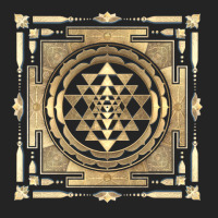 Golden Sri Yantra (white Background) 3/4 Sleeve Shirt | Artistshot