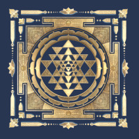 Golden Sri Yantra (white Background) Men Denim Jacket | Artistshot