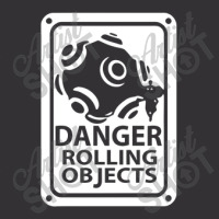 Danger Rolling Objects Vintage Hoodie | Artistshot