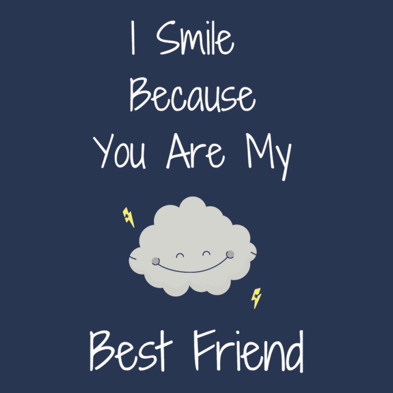 I Smile Because You Are My Best Friend Men Denim Jacket | Artistshot