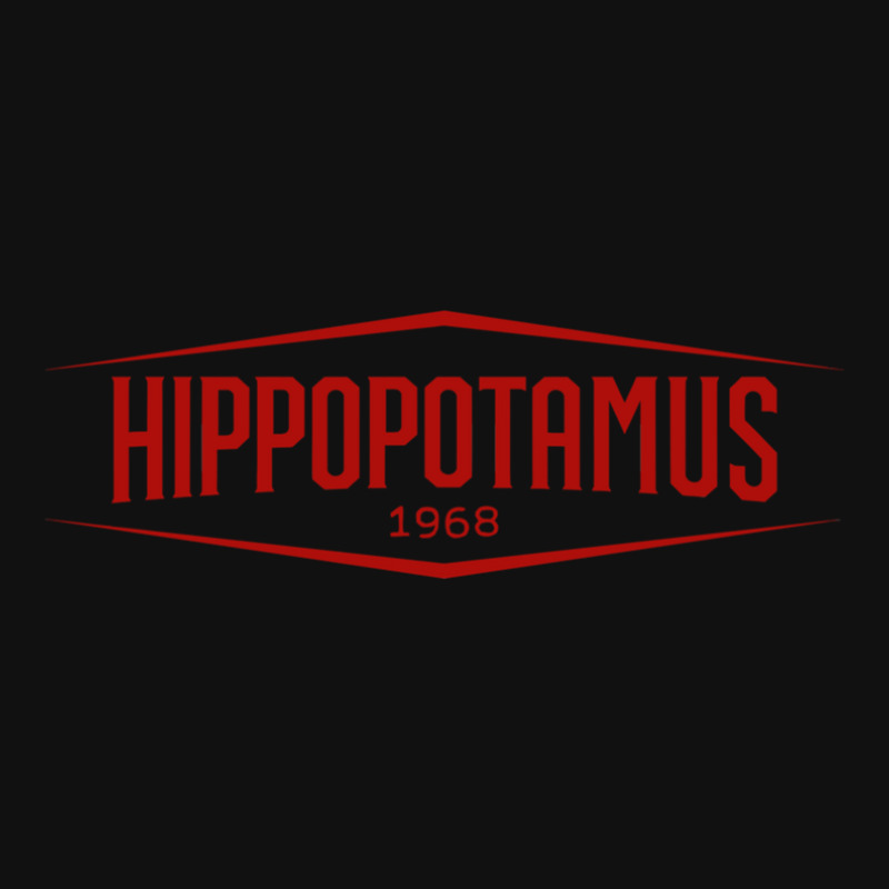 Hippopotamus Resto 1 Portrait Canvas Print | Artistshot