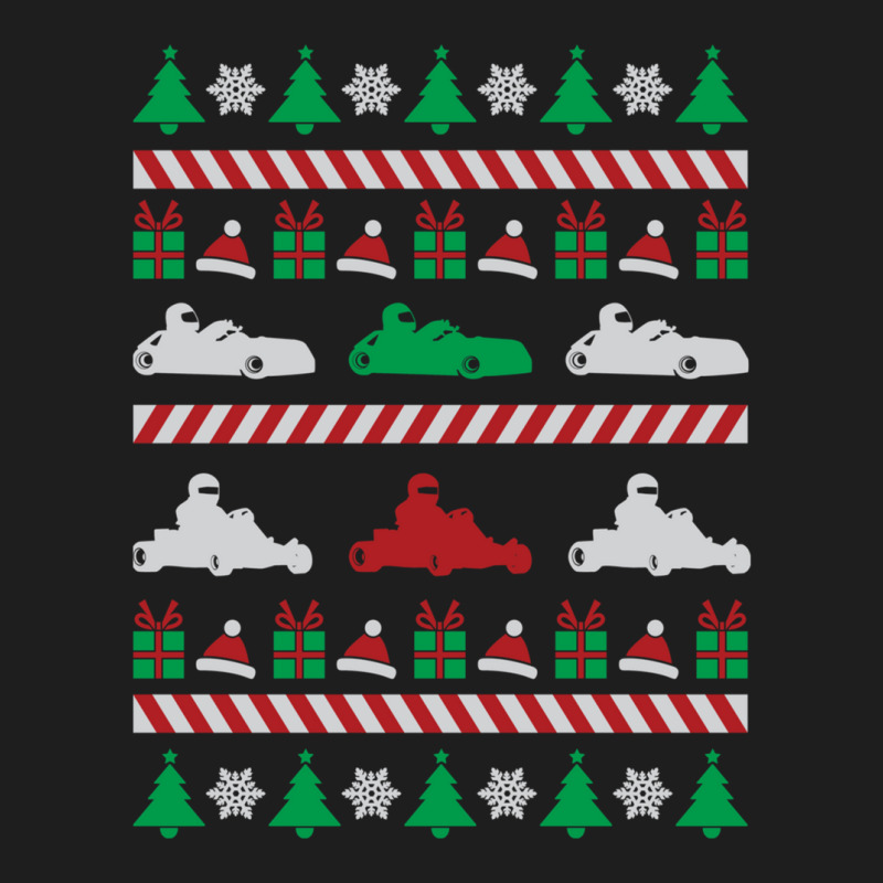 Go-kart Ugly Christmas Sweater Classic T-shirt by AndreaSaizon | Artistshot