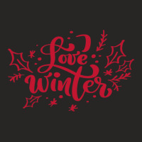 Love Winter Ladies Fitted T-shirt | Artistshot