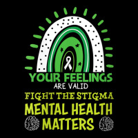 Womens Your Feeling Are Valid Mental Health Matters Mind Therapist V N Youth Hoodie | Artistshot