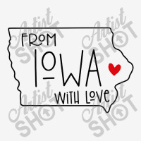 Far Away From Iowa With Love For Valentine Classic T-shirt | Artistshot