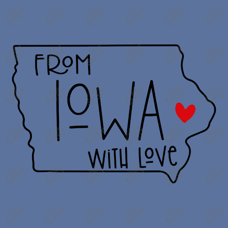 Far Away From Iowa With Love For Valentine Lightweight Hoodie by Addelia | Artistshot