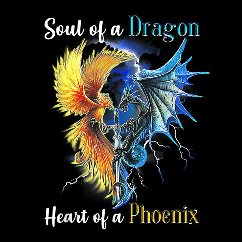 Soul Of A Dragon Heart Of A Phoenix Adjustable Cap by LilyWillis | Artistshot