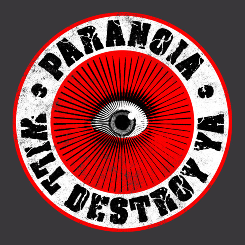 Paranoia Will Destroy Ya' Red Black Amp White Ladies Curvy T-Shirt by LindaMarisa | Artistshot