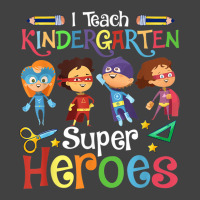 I Teach Kindergarten Superheroes Wellcome Back To School Vintage T-shirt | Artistshot