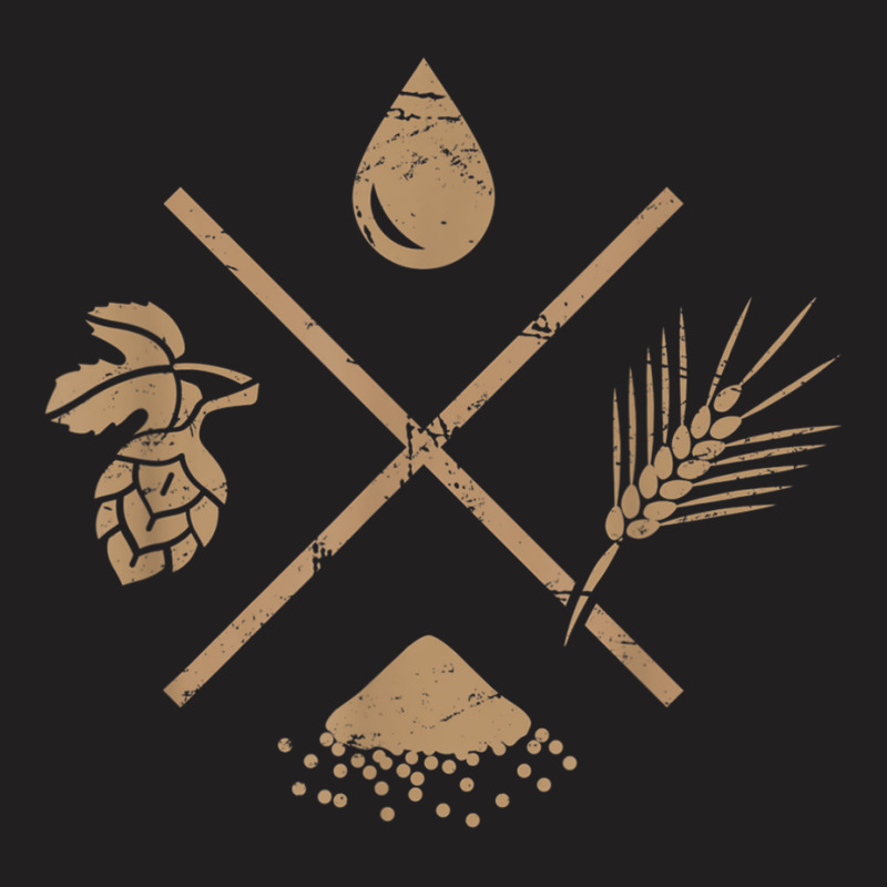 Water Barley Yeast Hops  Beer Homebrew T-shirt | Artistshot