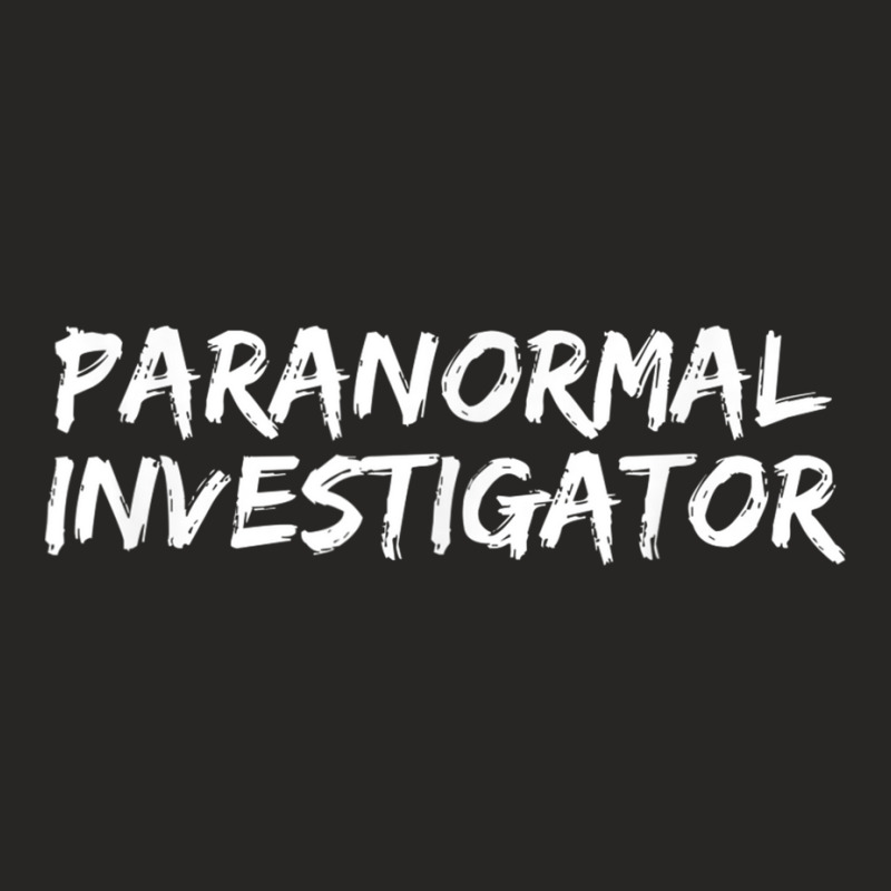 Paranormal Investigator Ghost Hunting Evp Halloween Ladies Fitted T-Shirt by LucianaFoster | Artistshot