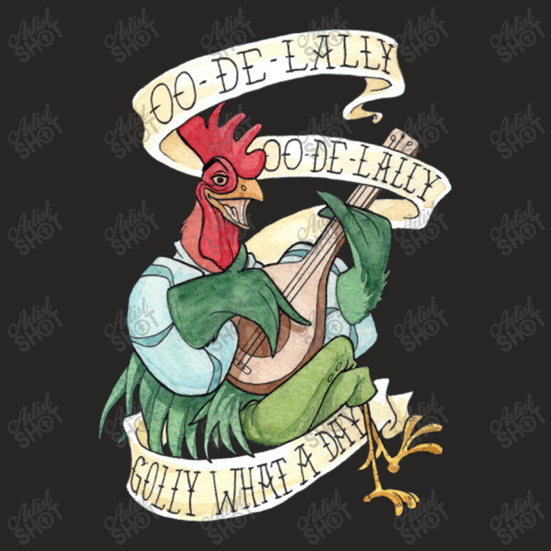 Alan A Dale   Oo De Lally Golly What A Day Roster Bard Robin Hood Ladies Fitted T-Shirt by giraffalove | Artistshot