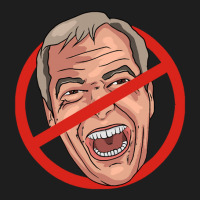 Nigel Farage No Road Sign Illustration Classic T-shirt | Artistshot