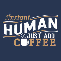 Instant Human Just Add Coffee Funny Saying Sarcastic Ladies Denim Jacket | Artistshot