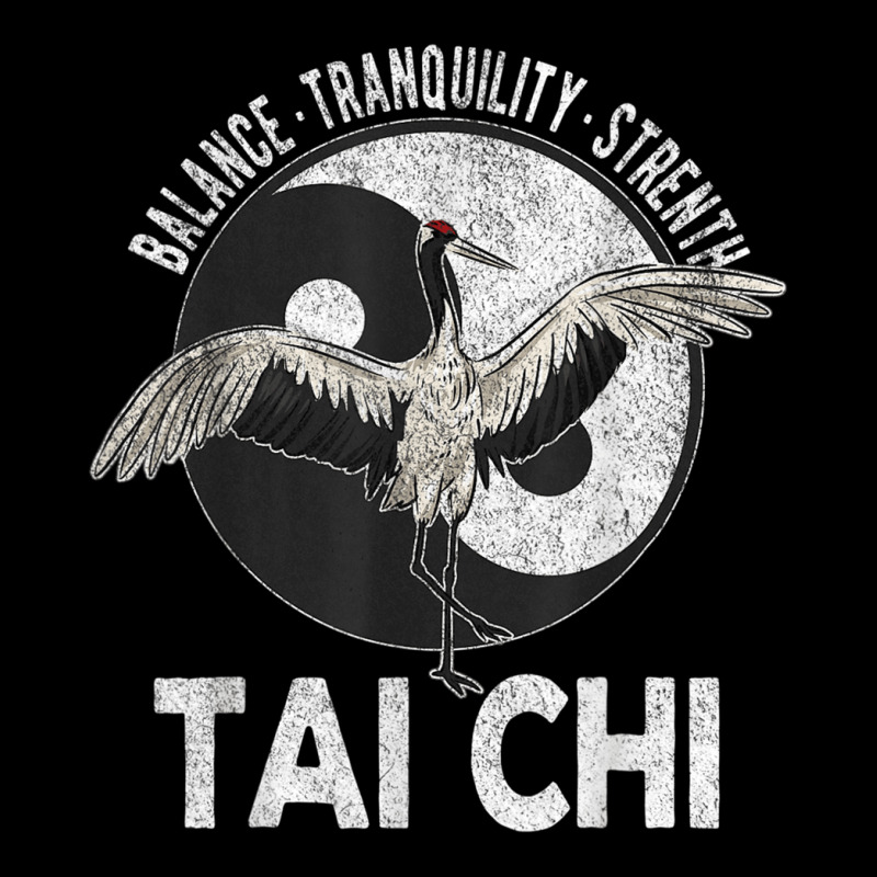 Tai Chi Yin Yang Crane Chinese Martial Arts Retro Vintage V-neck Tee | Artistshot