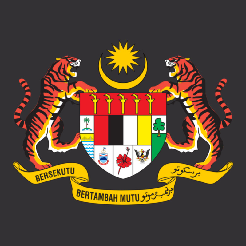 Coat Of Arms Of Malaysia Vintage Hoodie by SamaraMcCullou | Artistshot