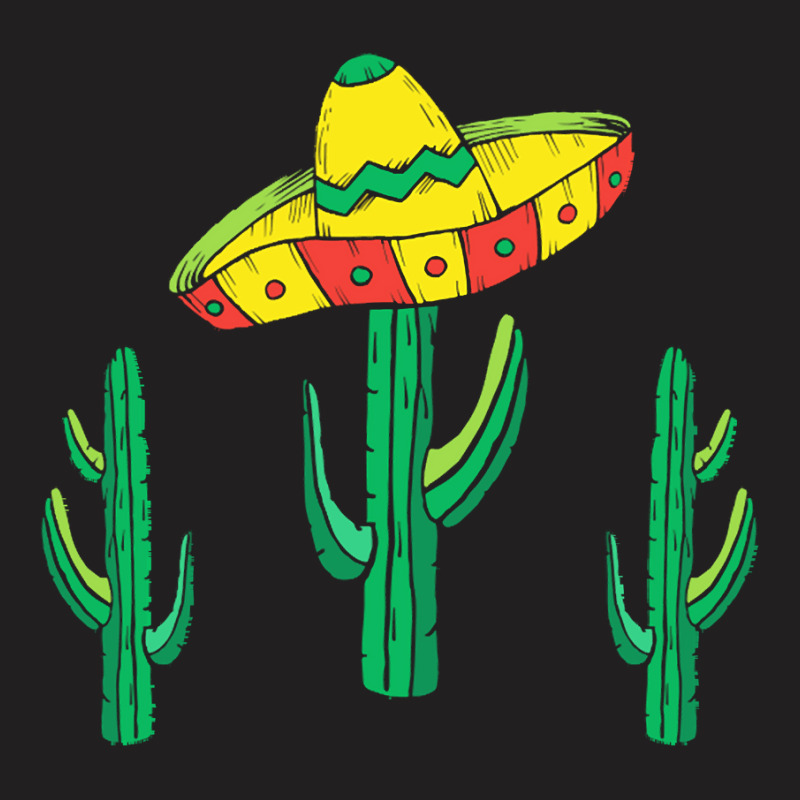 Cactus T  Shirt Mexican Sombrero Hat Cactus T  Shirt T-shirt | Artistshot