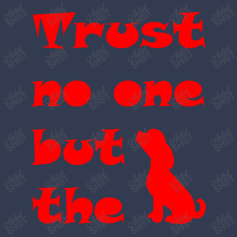 Trust Dog Red Graphics V-neck Tee | Artistshot