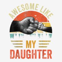 Awesome Like My Daughter Vintage Father's Day 15 Oz Coffee Mug | Artistshot