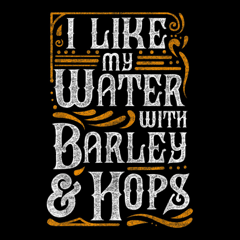 I Like My Water With Barley And Hops L Craft Beer Brewing Pocket T-shirt | Artistshot