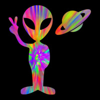 Alien Hippie Saturn Silhouette I Aliens Ufo Roswell Tie Dye Adjustable Cap | Artistshot