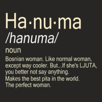 Hanuma Bosnian Woman Ladies Fitted T-shirt | Artistshot