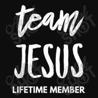 Team Jesus Lifetime Member Funny Christian Crop Top | Artistshot