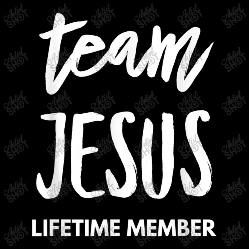 Team Jesus Lifetime Member Funny Christian Legging by ValentinoHoover | Artistshot