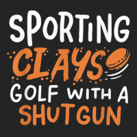 Sporting Clays Golf With A Shotgun For Clay Shooting 3/4 Sleeve Shirt | Artistshot