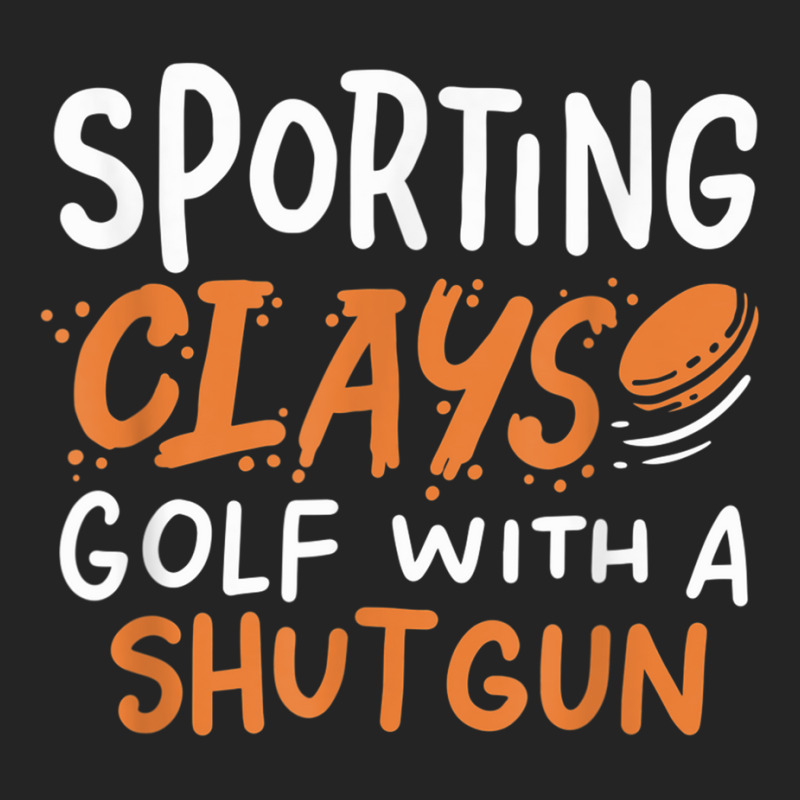 Sporting Clays Golf With A Shotgun For Clay Shooting 3/4 Sleeve Shirt | Artistshot