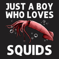 Squid Gift For Boys Men Giant Squid Seafood Calamari Lovers T-shirt | Artistshot