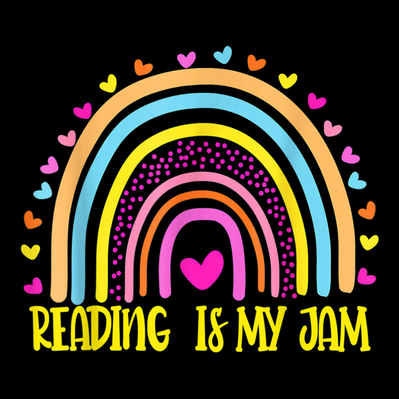 Read Teacher Rainbow Leopard Reading Is My Jam Women's V-Neck T-Shirt by GretchenJennie | Artistshot