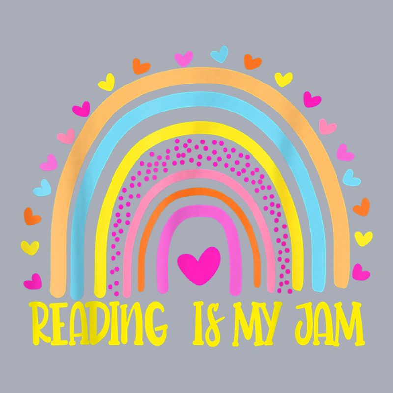 Read Teacher Rainbow Leopard Reading Is My Jam Tank Dress by GretchenJennie | Artistshot