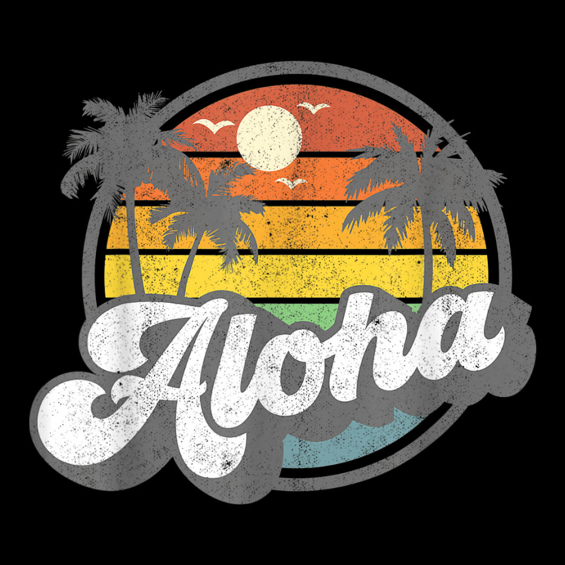 Aloha Hawaii Hawaiian Island Vacation Palm Trees Beach Gift V-Neck Tee by LynnetteMichele | Artistshot