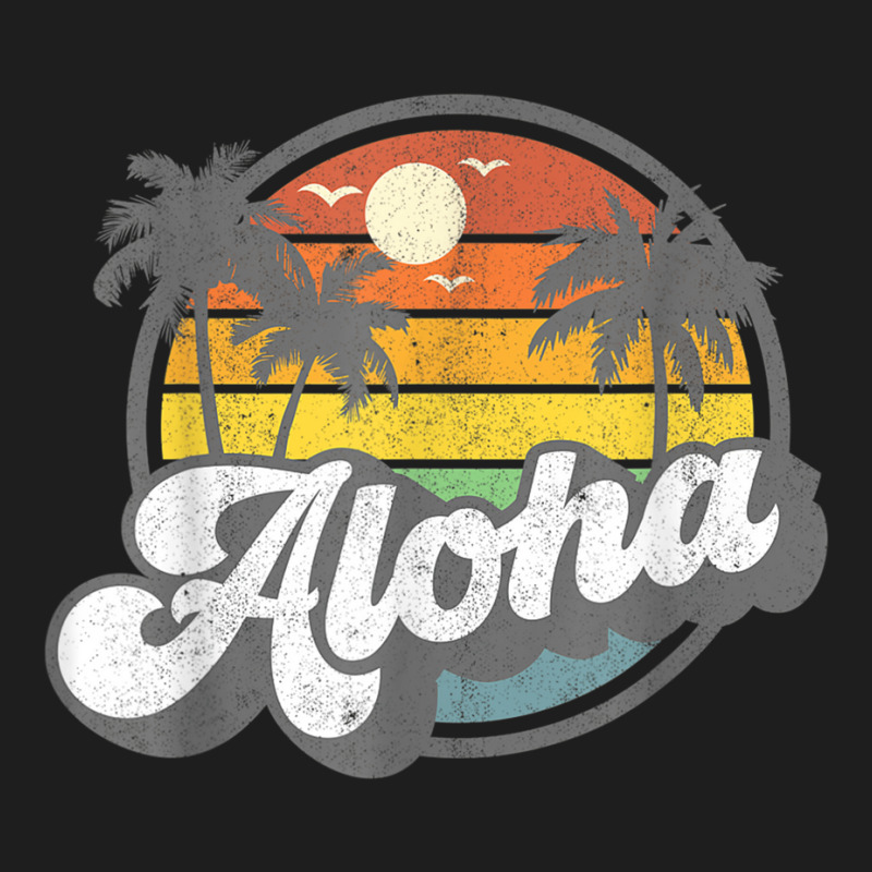 Aloha Hawaii Hawaiian Island Vacation Palm Trees Beach Gift Classic T-shirt by LynnetteMichele | Artistshot