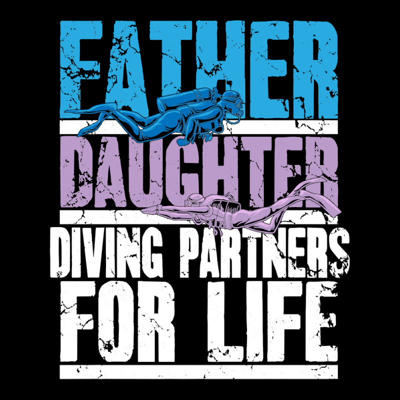 Diver Scuba Dad And Daughter Diving Partners For Life 33 Diving Deeper Women's V-Neck T-Shirt by permad | Artistshot