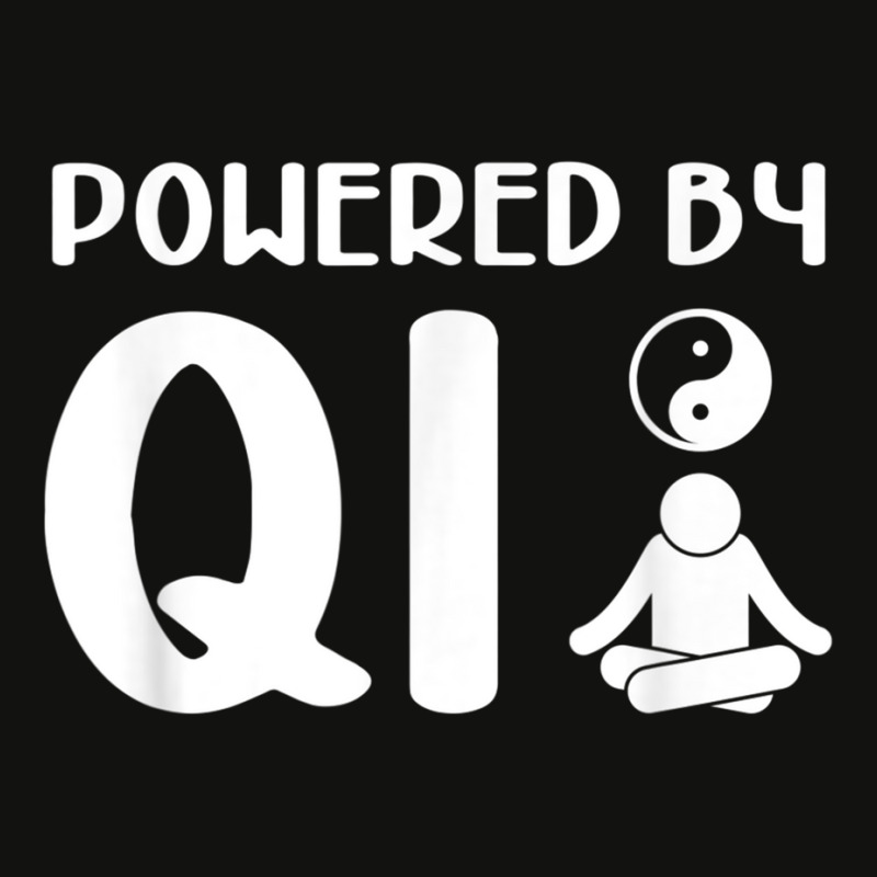 Powered By Qi Chinese Meditation Yin Yang Qigong Scorecard Crop Tee by KyungTollerud | Artistshot