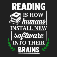 Reading Is How Humans Install New Software Into Their Brains Copy Ladies Polo Shirt | Artistshot