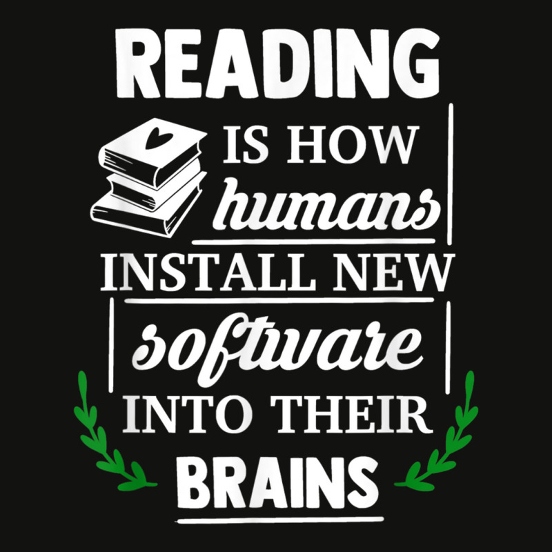 Reading Is How Humans Install New Software Into Their Brains Copy Scorecard Crop Tee by GretchenJennie | Artistshot