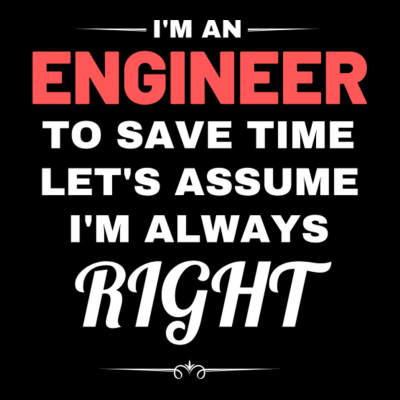 I'm An Engineer To Save Time Let's Assume I'm Always Right Cropped Sweater by KristenDeanna | Artistshot