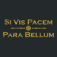 Si Vis Pacem Para Bellum  Latin Saying Women's Triblend Scoop T-shirt | Artistshot