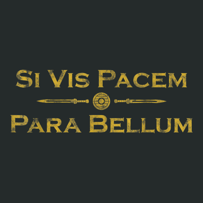 Si Vis Pacem Para Bellum  Latin Saying Women's Triblend Scoop T-shirt by JohannaMay | Artistshot