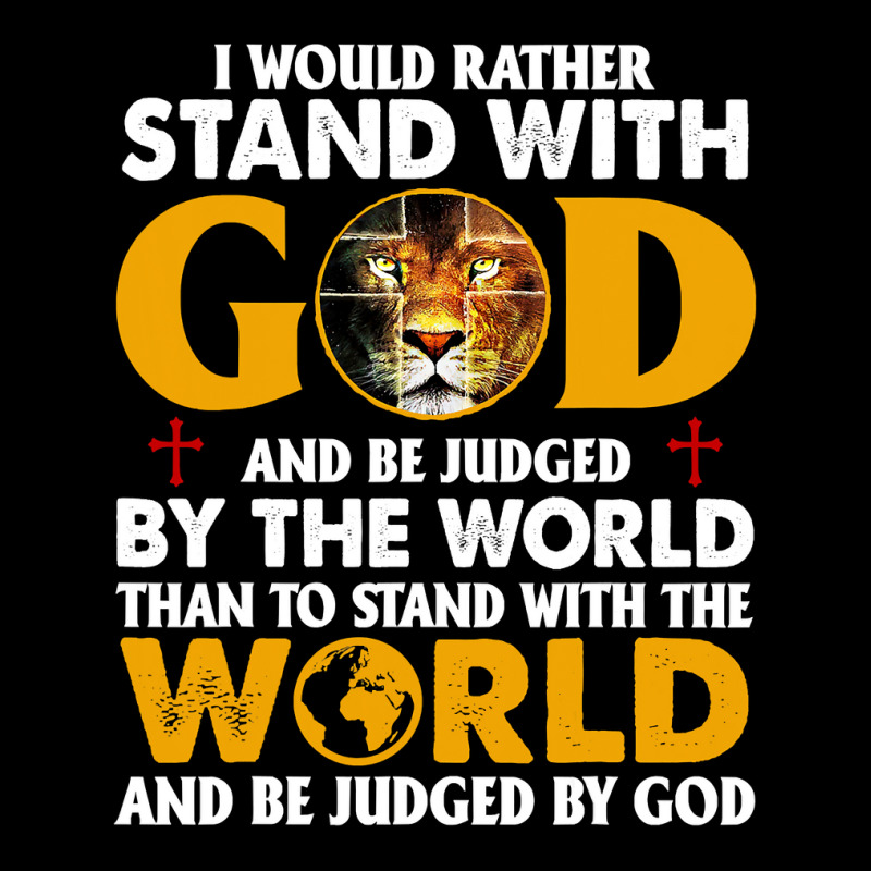 Jesus Christ Christian Lion Jesus Cross Id Rather Stand With God Knigh Zipper Hoodie | Artistshot