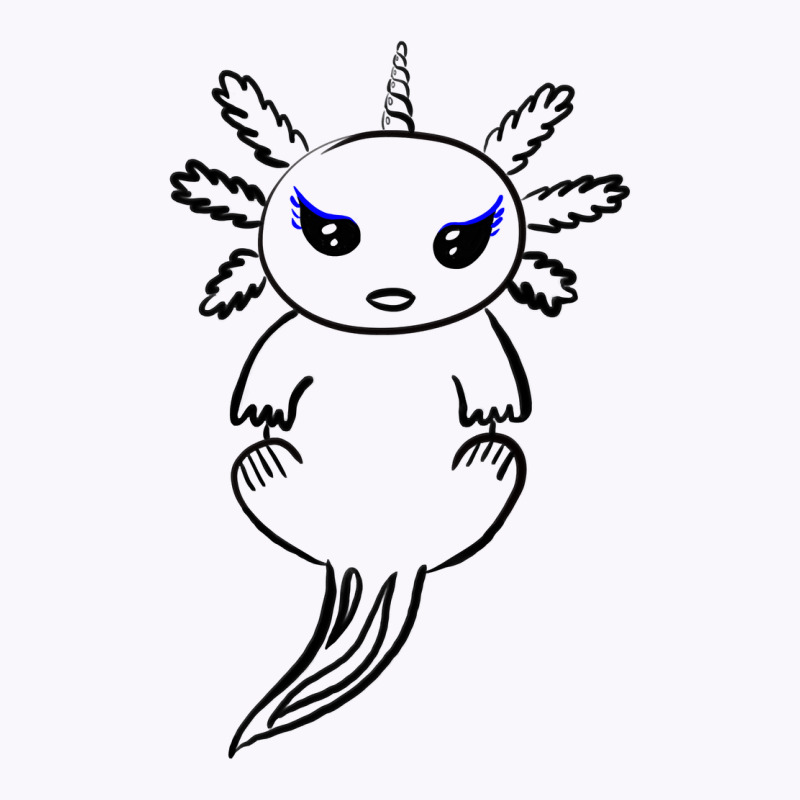 Coloring Book Axolotlcorn Relaxing-g0dgh Tank Top by JessyTee01 | Artistshot